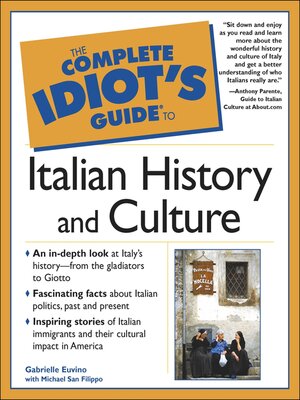 cover image of The Complete Idiot's Guide to Italian History and Culture